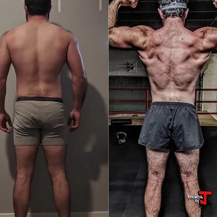 Physique transformation coached by a former Marine, BodieZ By J